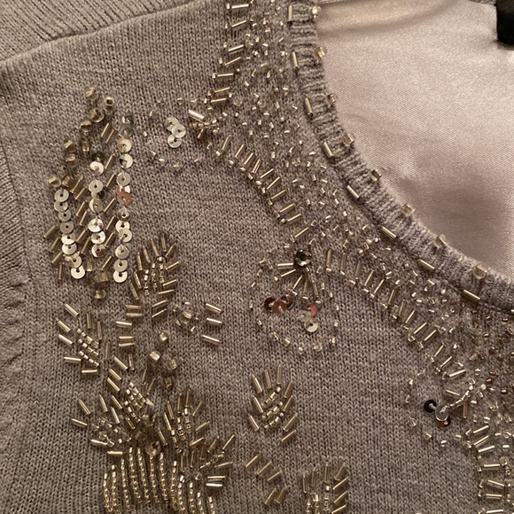 Cami NYC Gray Embellished Cardigan - Picture 5 of 6